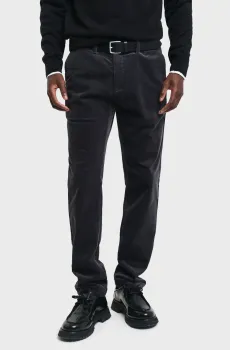 Мужские черные вельветовые чиносы SLIM CORD CHINOS Черный 31-32 Gant 1505319