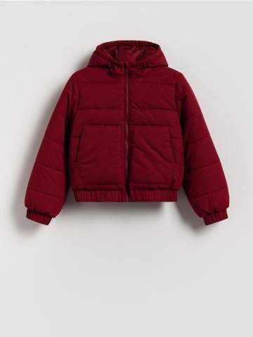Reserved - Куртка з каптуром - буряковий - 214EX-84X