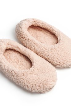 Женские комнатные тапочки Twins Облачка, чешки, пудра, размер 36-37 (24 см)