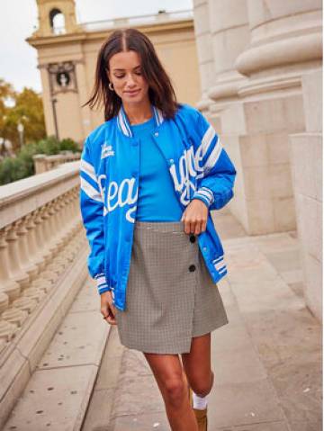 ONLY Куртка бомбер 15298664 Голубий Regular Fit ONLY Куртка бомбер 15298664 Голубий Regular Fit