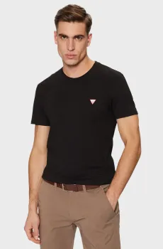 Мужская черная футболка Черный M Guess M2YI24.J1314;JBLK