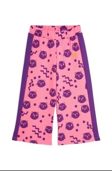 Детские хлопковые штаны Mini Rodini Squiggly cats