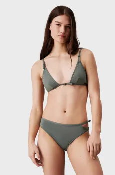 Женский серый лиф от купальника TRIANGLE-RP Серый S Calvin Klein KW0KW02332