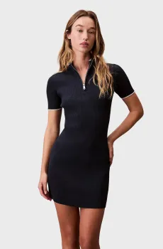 Женское темно-синее платье Naia Nylon Синий XS Calvin Klein Jeans LV044C330G