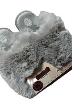 Женские комнатные тапочки Gemelli Белла, закрытые, серые, размер 40