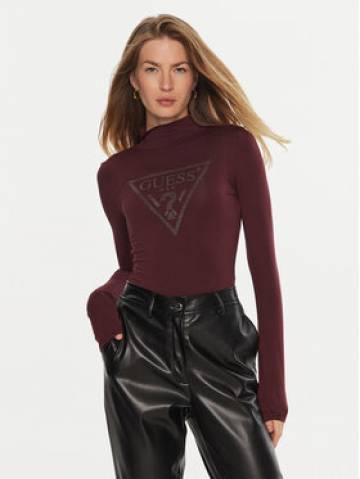 Guess Боді Evelyn W4BP08 K68D2 Бордовий Slim Fit Guess Боді Evelyn W4BP08 K68D2 Бордовий Slim Fit