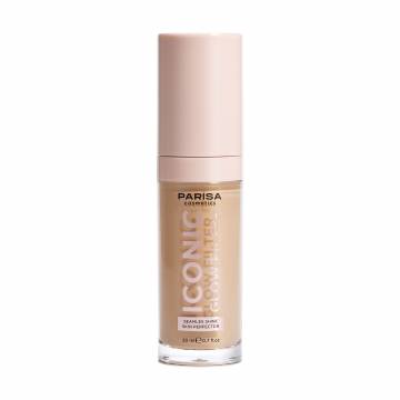 Тональная основа-флюид для лица Parisa Cosmetics Iconic Glow Filter 605 Rosy Light, 20 мл Тональная основа-флюид для лица Parisa Cosmetics Iconic Glow Filter 605 Rosy Light, 20 мл