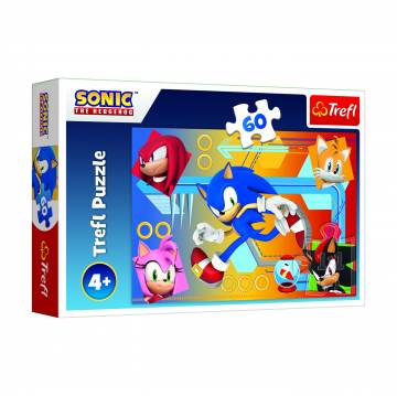 Пазлы Trefl Sonic The Hedgehog Соник в действии, от 4 лет, 60 элементов (17387) Пазлы Trefl Sonic The Hedgehog Соник в действии, от 4 лет, 60 элементов (17387)
