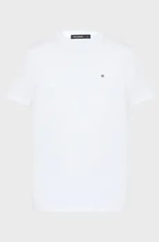 Мужская белая футболка Белый S Karl Lagerfeld 554235.755053;10