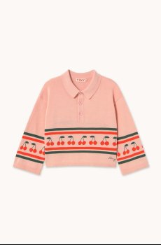 Детский хлопковый свитер Tinycottons CHERRIES SWEATER