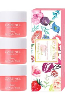 Ночная маска для губ Carenel Berry Lip Night Mask Ягодная, 3*5 г