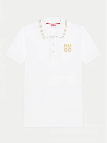 Hugo Поло G00159 D Білий Regular Fit Hugo Поло G00159 D Білий Regular Fit