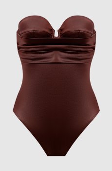 Коричневый купальник