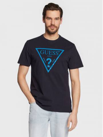 Guess Футболка Reflective Logo M3GI44 K9RM1 Cиній Slim Fit Guess Футболка Reflective Logo M3GI44 K9RM1 Cиній Slim Fit