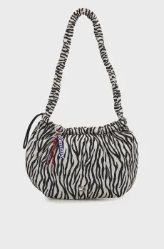 Женская сумка с узором ICON CHARMS ZEBRA HOBO Разноцветный ONESIZE Tommy Jeans AW0AW18885