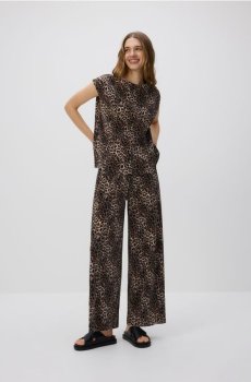 Reserved - Штани з анімалістичним візерунком - різнобарвний - 8729B-MLC