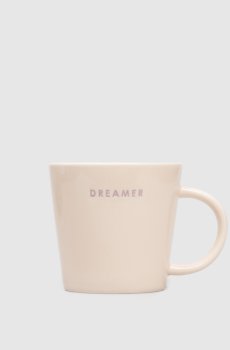 Бежевая керамическая чашка для чая DREAMER