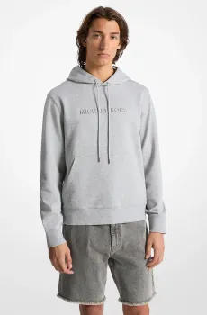 Мужское серое худи EMBOSSED LOGO HOODIE Серый XL Michael Kors CR552G25MF