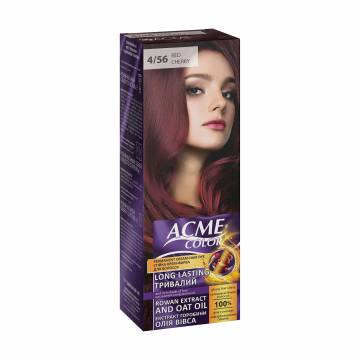 Стойкая крем-краска для волос Acme Color Permanent Cream-Hair Dye 4/56 Red Cherry, 115 мл Стойкая крем-краска для волос Acme Color Permanent Cream-Hair Dye 4/56 Red Cherry, 115 мл