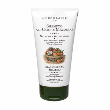 Шампунь LErbolario Shampoo AllOlio Di Macassar для тонких волос, на основе масла макассар, 150 мл Шампунь LErbolario Shampoo AllOlio Di Macassar для тонких волос, на основе масла макассар, 150 мл