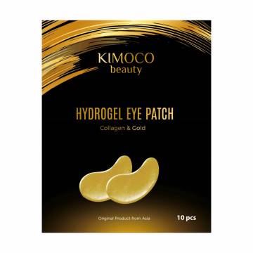 Гидрогелевые патчи для кожи вокруг глаз Kimoco Beauty Hydrogel Eye Patch Collagen & Gold с коллагеном и золотом, 10 шт Гидрогелевые патчи для кожи вокруг глаз Kimoco Beauty Hydrogel Eye Patch Collagen & Gold с коллагеном и золотом, 10 шт