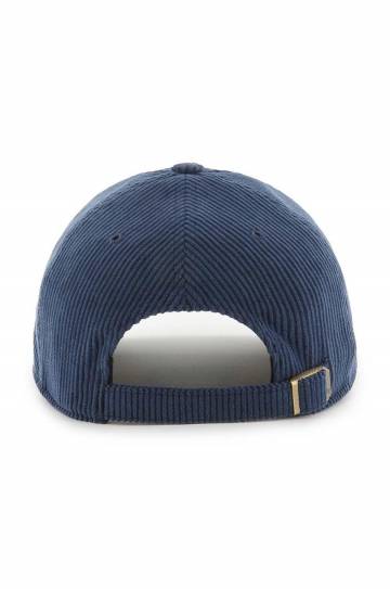 Вельветовая кепка 47 brand MLB New York Yankees цвет синий с аппликацией B-SKYMF17EWS-NY Вельветовая кепка 47 brand MLB New York Yankees цвет синий с аппликацией B-SKYMF17EWS-NY