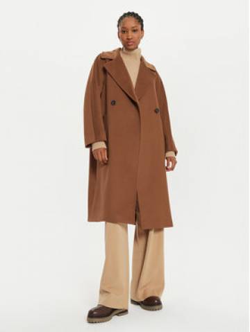 Weekend Max Mara Вовняне пальто Resina 2425016092 Коричневий Regular Fit Weekend Max Mara Вовняне пальто Resina 2425016092 Коричневий Regular Fit
