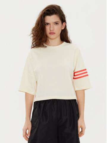 adidas Футболка Neuclassics JI8512 Бежевий Regular Fit adidas Футболка Neuclassics JI8512 Бежевий Regular Fit