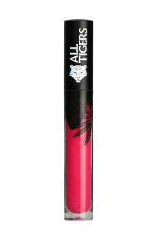 Уценка! Жидкая матовая помада для губ All Tigers Natural & Vegan Liquid Lipstick 786 Own The Stage, 8 мл