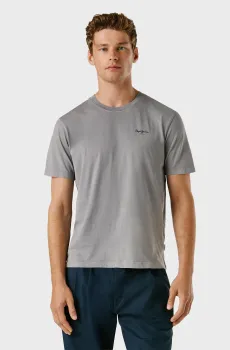 Мужская серая футболка JACKO Серый L Pepe Jeans PM508664