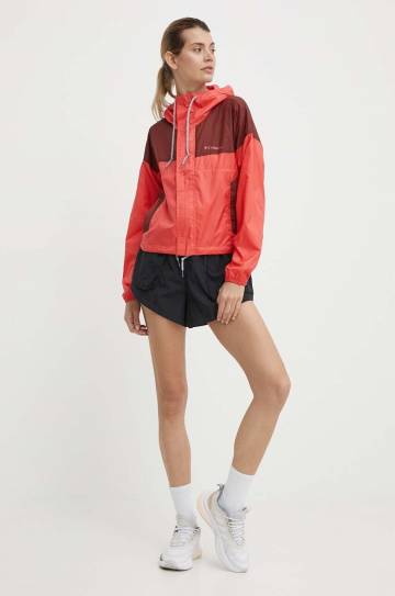 Куртка outdoor Columbia Flash Challenger цвет красный Куртка outdoor Columbia Flash Challenger цвет красный
