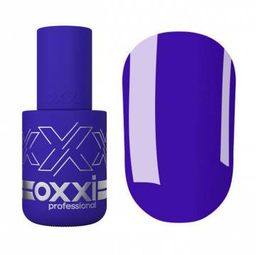 Гель-лак для ногтей Oxxi Professional 245 Яркий синий, эмаль, 10 мл