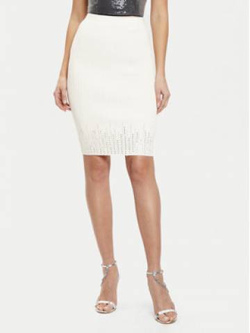 Guess Cпідниця-міні W5RD83 Z2Y50 Écru Slim Fit Guess Cпідниця-міні W5RD83 Z2Y50 Écru Slim Fit