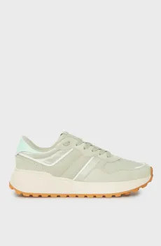 Женские мятные кроссовки CLEATED RUNNER Ментоловый 37 Tommy Jeans EN0EN02788