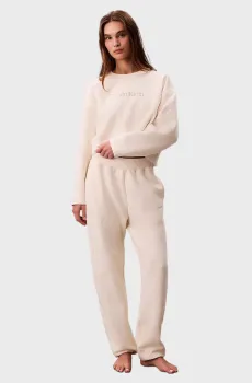 Женские белые брюки QUILTED JOGGER Белый S Calvin Klein LV00QS7542