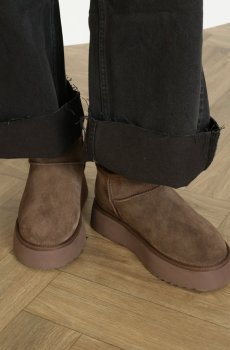 LeBERDES Угги женские  Коричневый (00000018757)