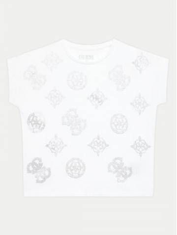Guess Футболка J4YI25 K6YW4 Білий Boxy Fit Guess Футболка J4YI25 K6YW4 Білий Boxy Fit