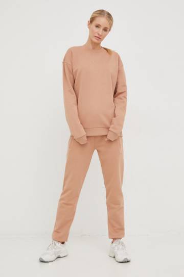 Хлопковая кофта Arkk Copenhagen unisex цвет бежевый однотонная Хлопковая кофта Arkk Copenhagen unisex цвет бежевый однотонная