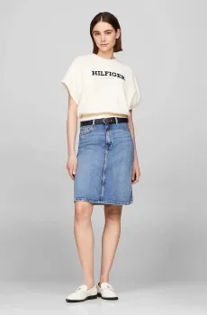 Женская синяя джинсовая юбка DNM A-LINE SKIRT HW MEL Синий 32 Tommy Hilfiger WW0WW42881