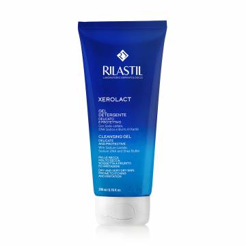 Нежный очищающий гель для лица Rilastil Xerolact Cleansing Gel Delicate & Protective, 200 мл Нежный очищающий гель для лица Rilastil Xerolact Cleansing Gel Delicate & Protective, 200 мл