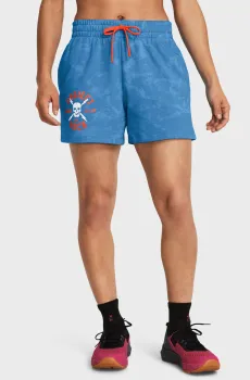 Женские голубые шорты Pjt Rck Undrgrnd Terry Shorts Голубой S Under Armour 1382712-444
