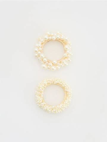 Reserved - HAIR ELASTICS - кремовий - 920CO-01X Reserved - HAIR ELASTICS - кремовий - 920CO-01X