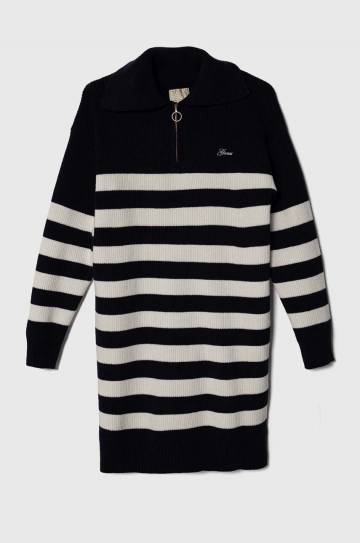 Детское платье Guess цвет синий mini oversize J4YK16 Z3FU0 Детское платье Guess цвет синий mini oversize J4YK16 Z3FU0