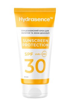 Солнцезащитный крем для лица и зоны декольте Hydrasense Sunscreen, SPF 30, 50 мл