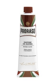 Крем для бритья Proraso с маслом ши и сандаловой маслом, для жесткой щетины, 150 мл