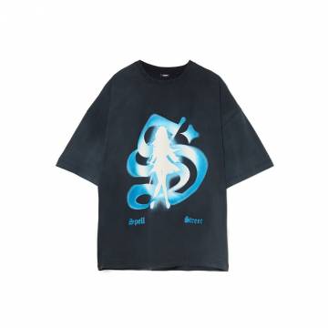 Cropp - Футболка з принтом - чорний Cropp - Футболка з принтом - чорний