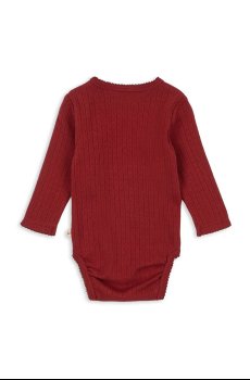 Детское боди из хлопка Konges Sløjd MINNIE NEWBORN BODY GOTS