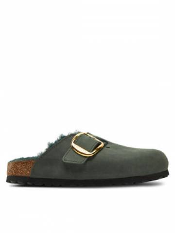 Birkenstock Шльопанці Boston Bb Shearling Leoi 1028061 Зелений Birkenstock Шльопанці Boston Bb Shearling Leoi 1028061 Зелений