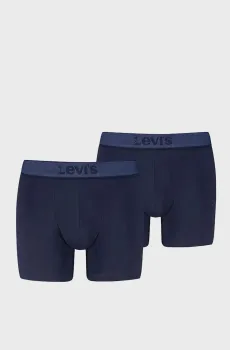 Мужские темно-синие боксеры (2 шт) Синий XL Levi’s® 701238010;003