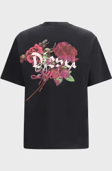 Мужская черная футболка T-BOGGY-V4 Черный M Diesel A22497 0PLAT